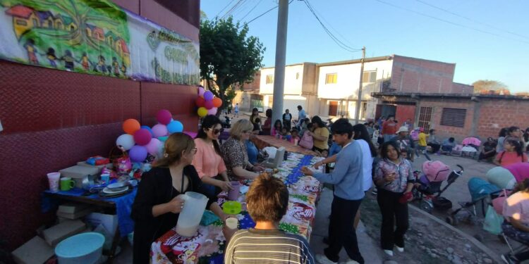 Gran festejo del dia del niño en Barrio Presidente Perón