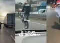 Imprudencia al volante: se filmaba haciendo peligrosas maniobras en moto y ahora enfrenta una dura medida