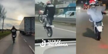 Imprudencia al volante: se filmaba haciendo peligrosas maniobras en moto y ahora enfrenta una dura medida