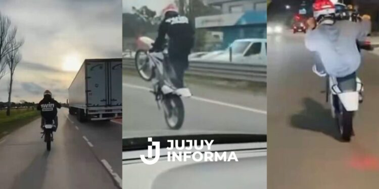 Imprudencia al volante: se filmaba haciendo peligrosas maniobras en moto y ahora enfrenta una dura medida