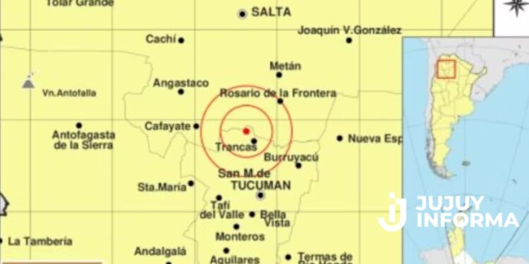 Un sismo de magnitud 5 sacudió Tucumán y se sintió en otras provincias del norte argentino