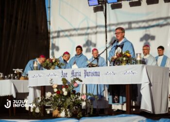 Dura homilía de García Cuerva en la misa tras la peregrinación a Luján: pidió terminar con “las heridas de la descalificación”