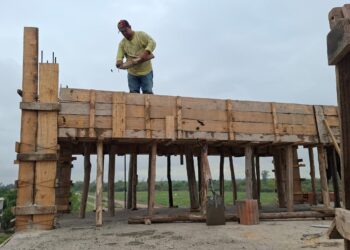 Avanzan las obras en el nuevo edificio municipal de barrio 48 Viviendas